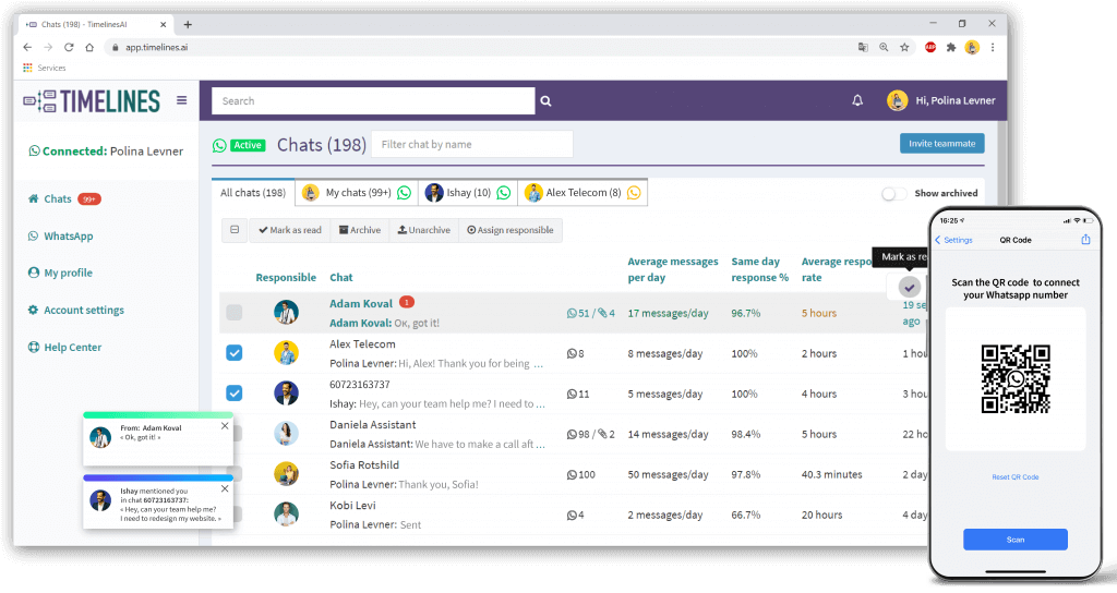 WhatsApp and Zapier integration